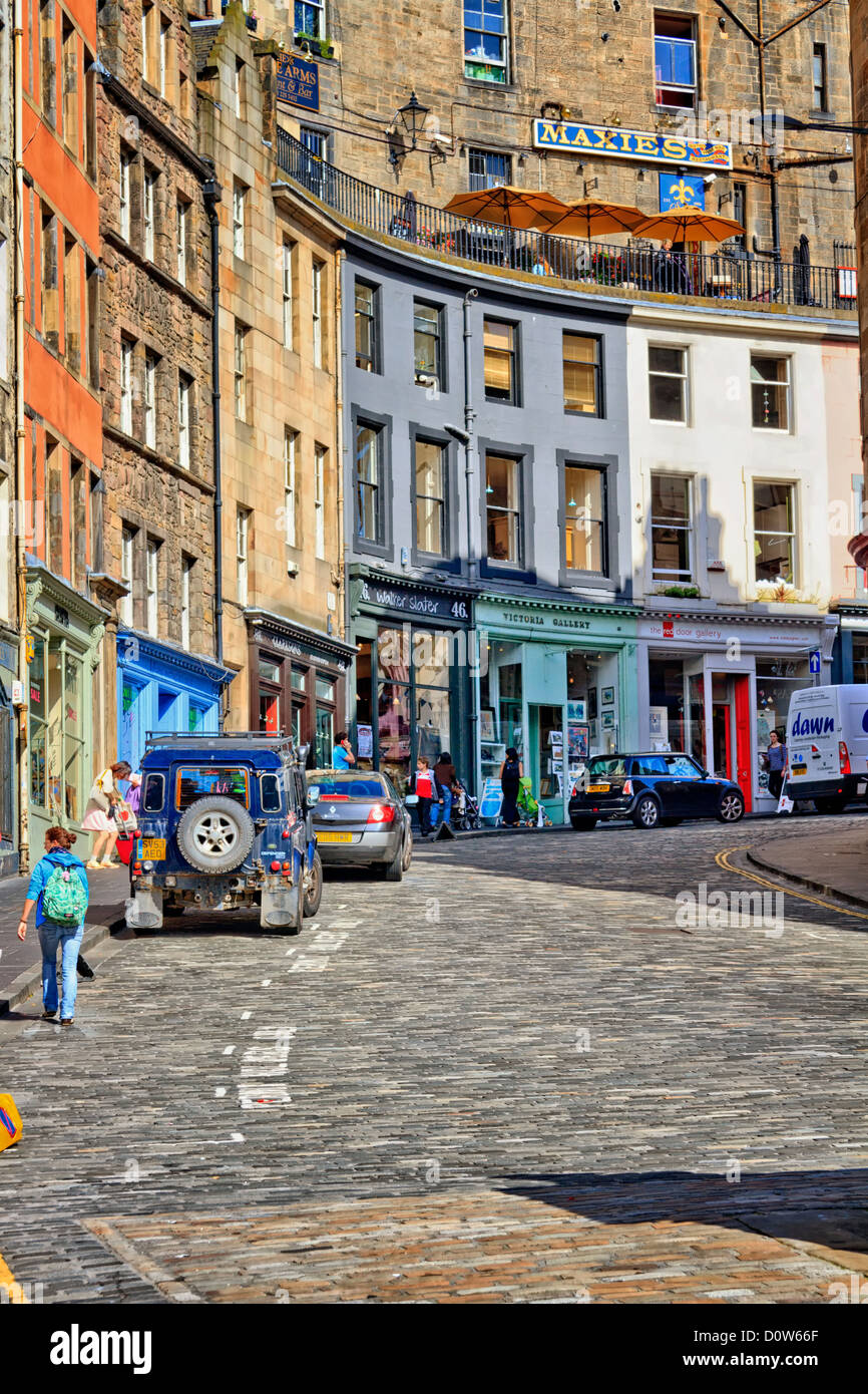 Victoria Street, Edinburgh, Scotland Stock Photo Alamy