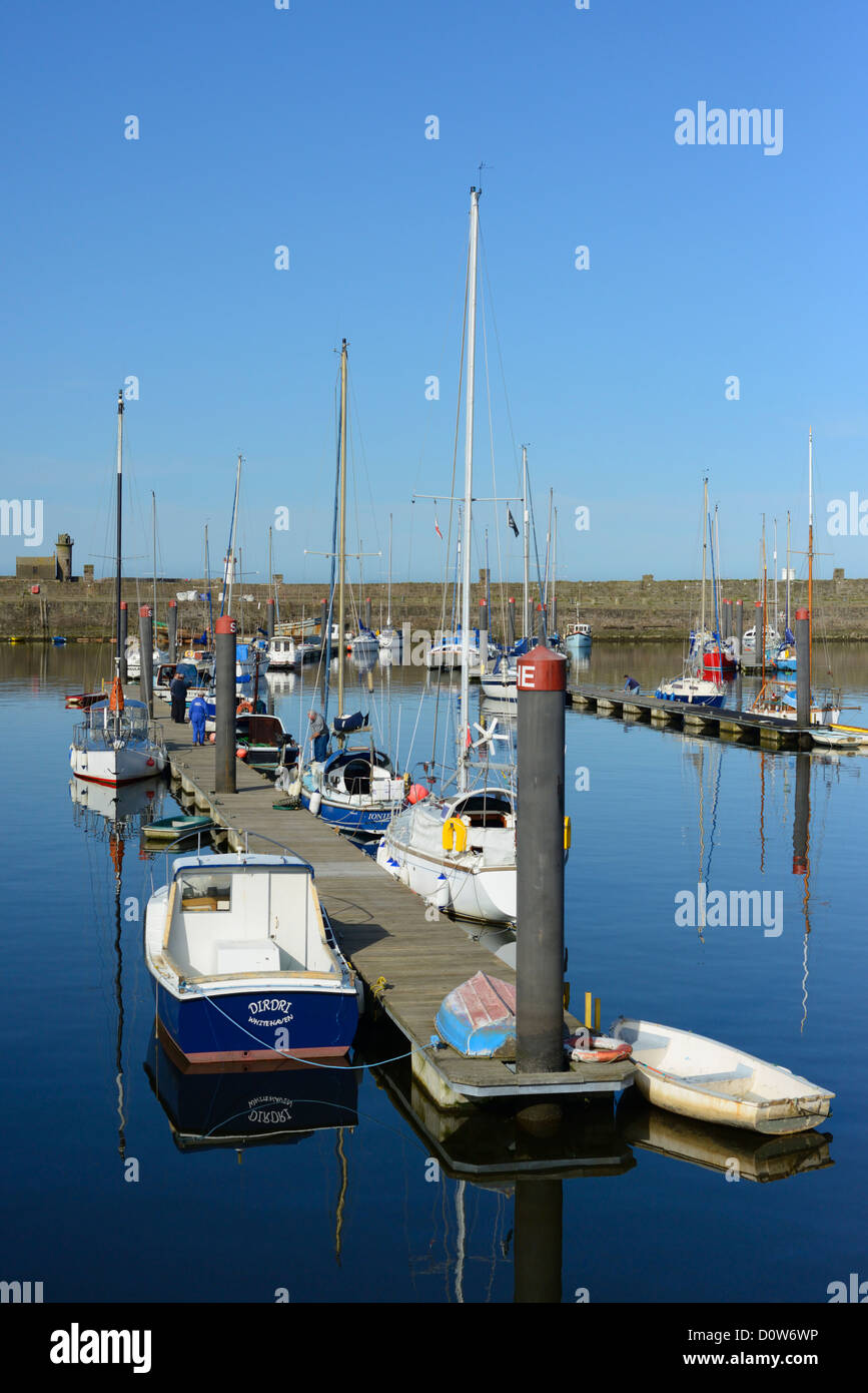 The Marina. Whitehaven, Cumbria, England, United Kingdom, Europe Stock