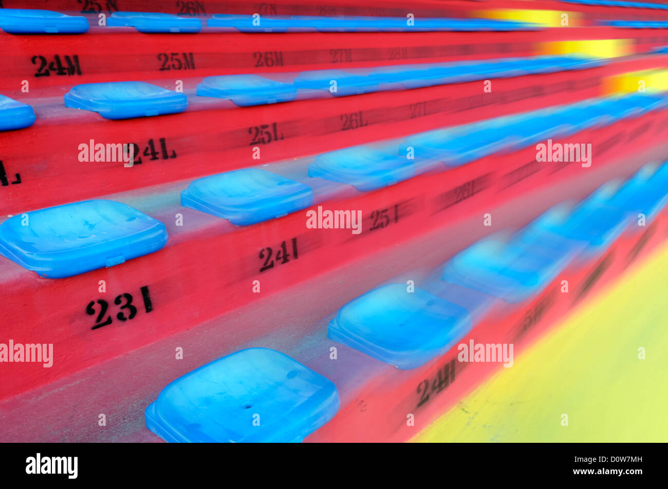 Stadium seating orange hi-res stock photography and images - Alamy