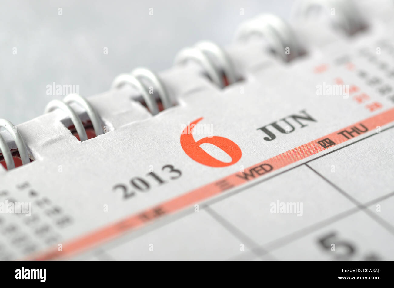 June calendar hi-res stock photography and images - Alamy