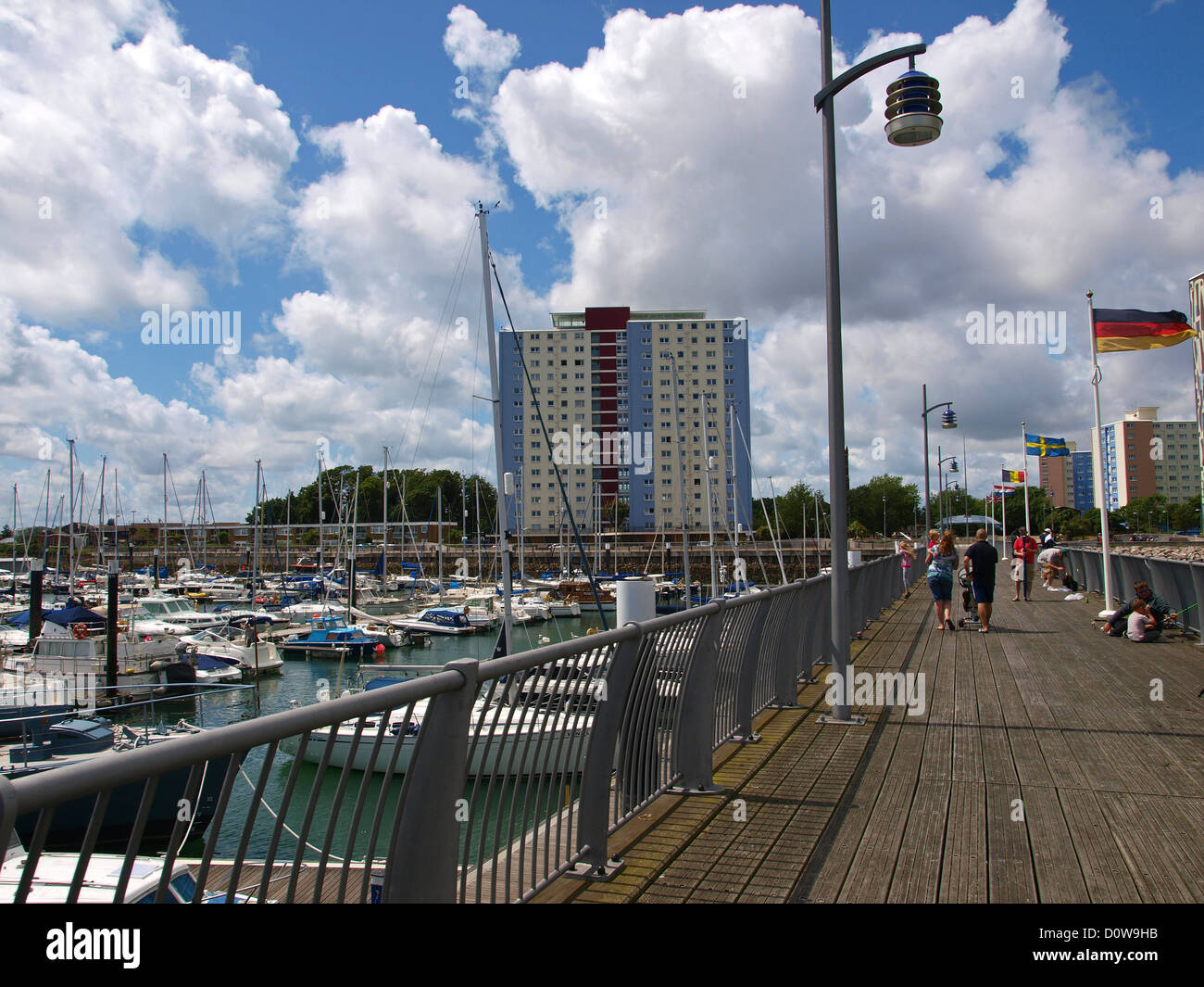Millennium Pier Gosport Hampshire England UK Stock Photo Alamy