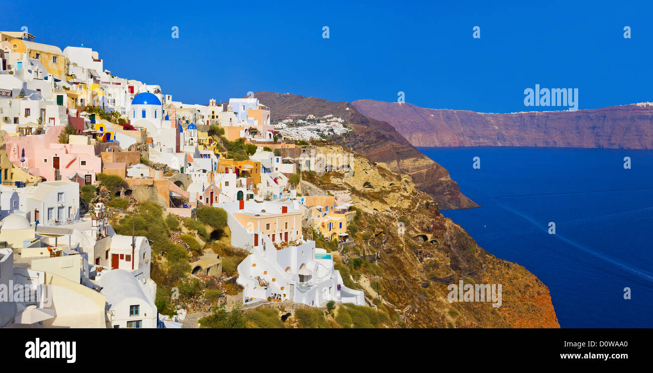 Santorini view (Oia), Greece Stock Photo - Alamy