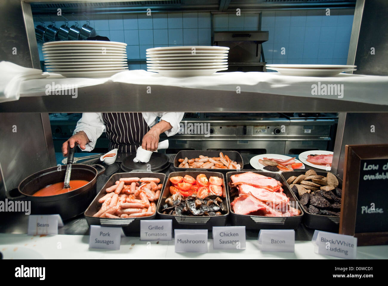 Dublin, Ireland, typical breakfast buffet Stock Photo Alamy
