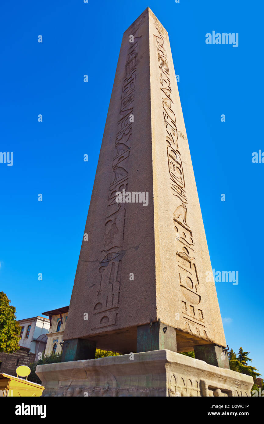 Egypt column at Istanbul Turkey Stock Photo