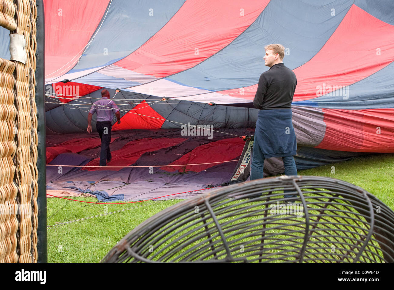 Inflating, Ballooning, Chipping Ongar, Essex, UK Stock Photo Alamy