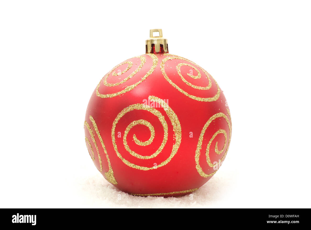 christmas ball isolated on a white background Stock Photo