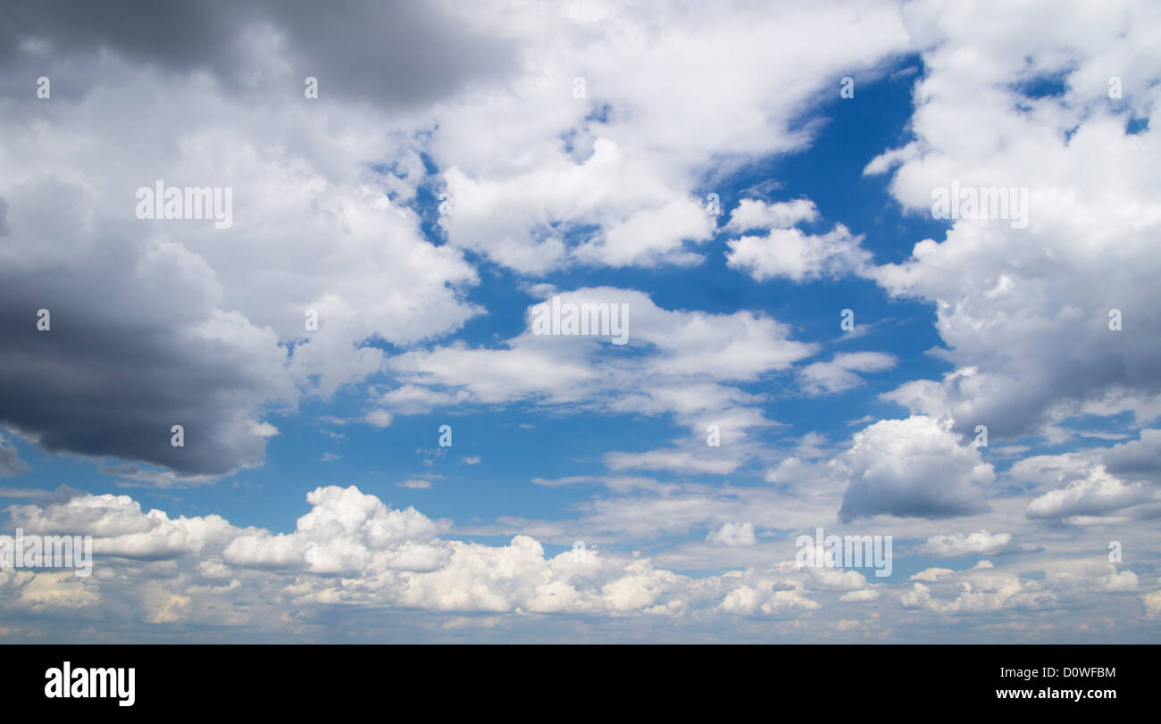 blue sky with clouds closeup Stock Photo - Alamy
