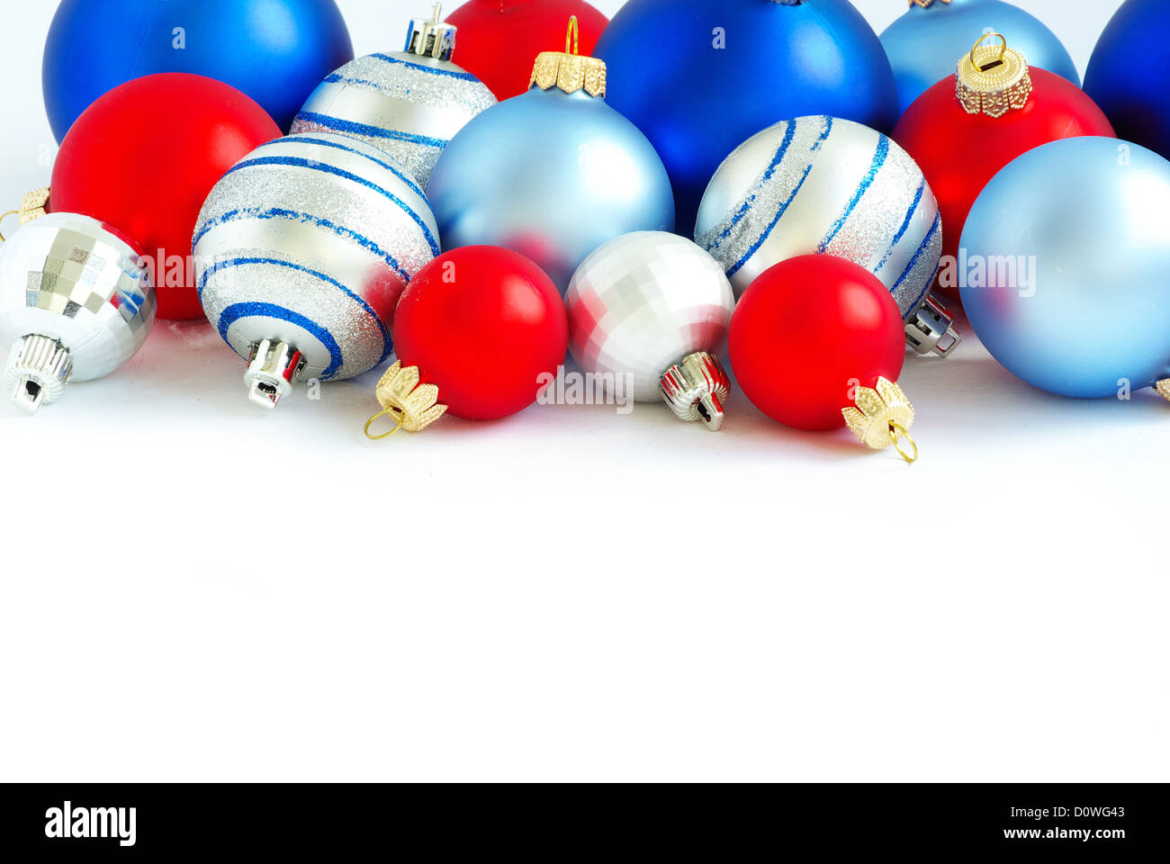 Christmas decoration isolated on the white background Stock Photo