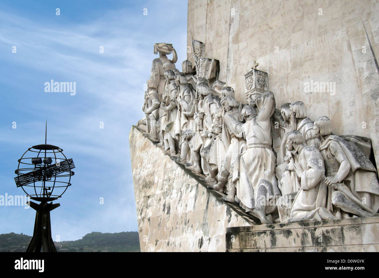 Monument to the Discoveries, Lisbon, Portugal Stock Photo