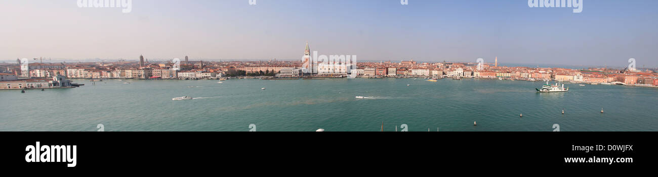 Panorama of Venice Italy Stock Photo - Alamy