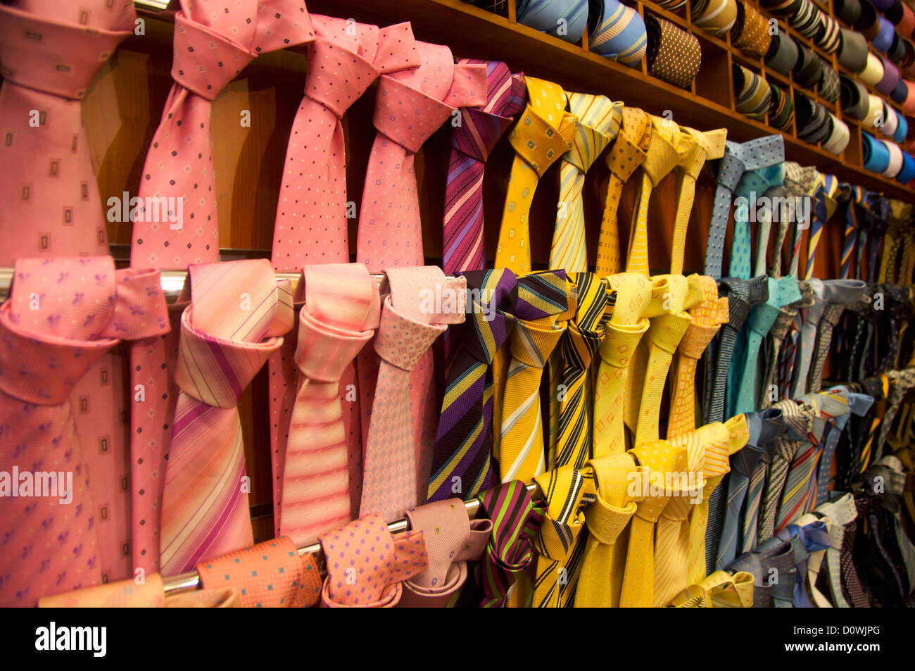 Tie rack display hires stock photography and images Alamy