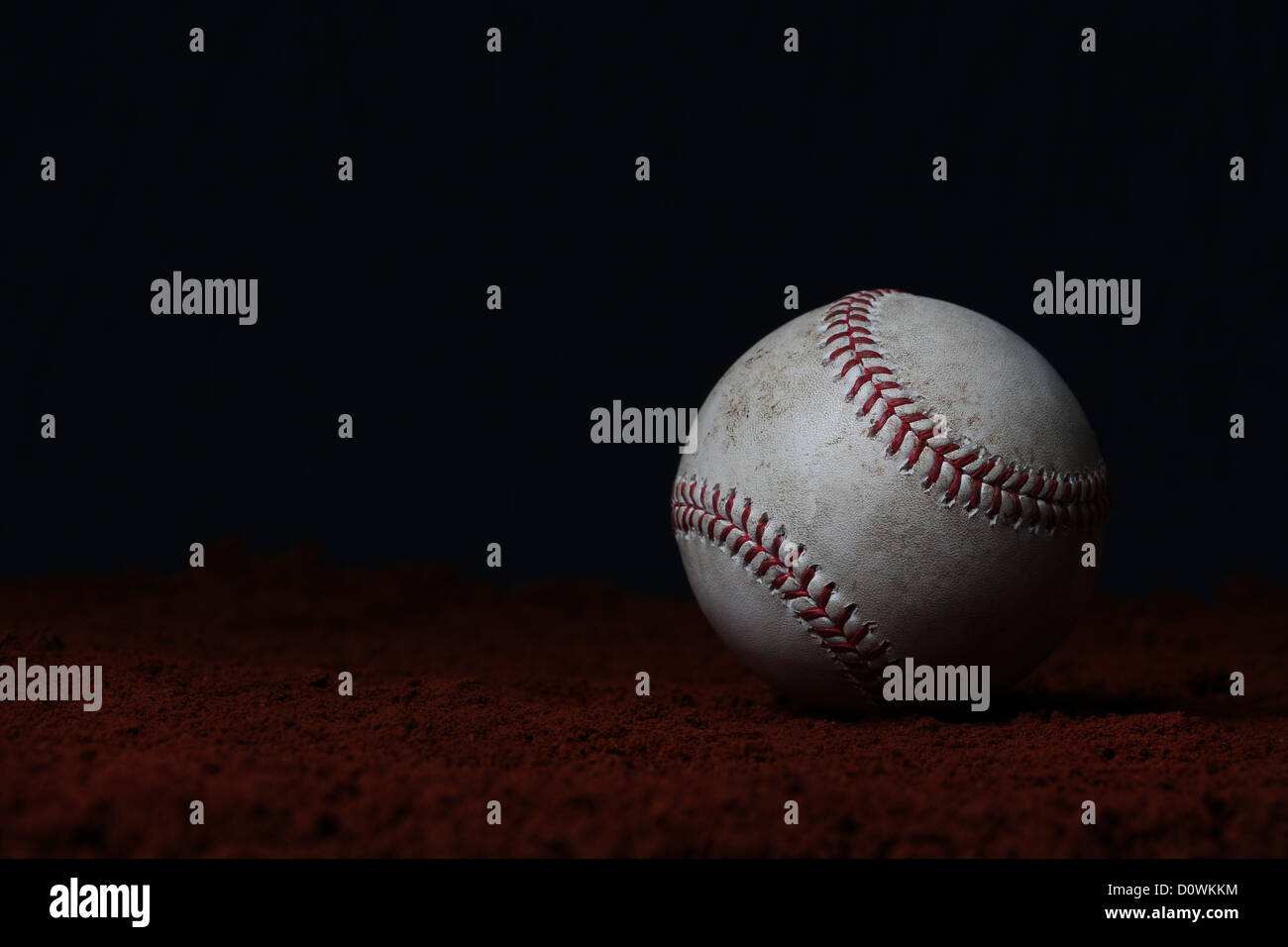 An authentic Rawlings used baseball used in a Major League Baseball