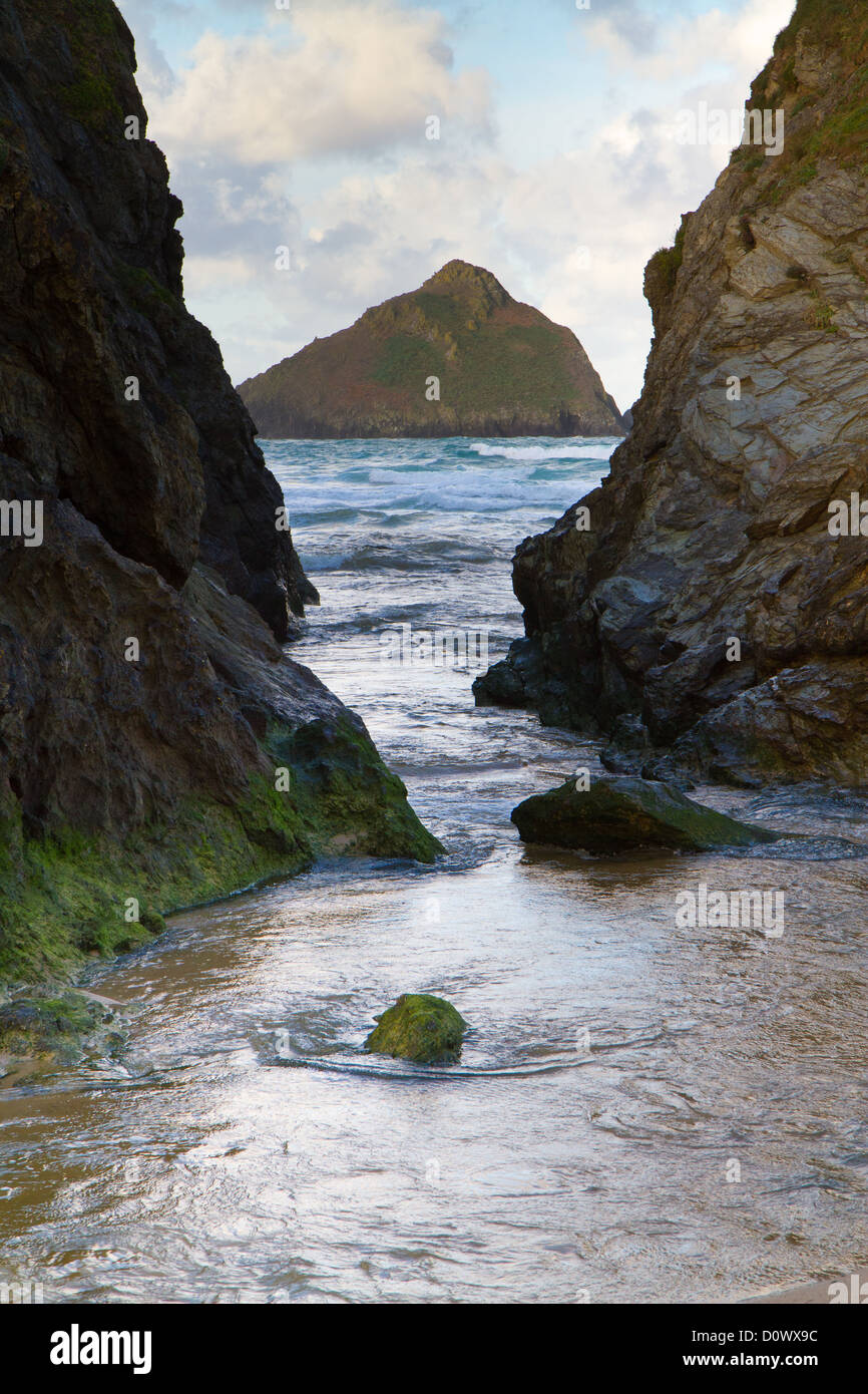 Holywell Bay beach Cornwall England United Kingdom near Newquay and on