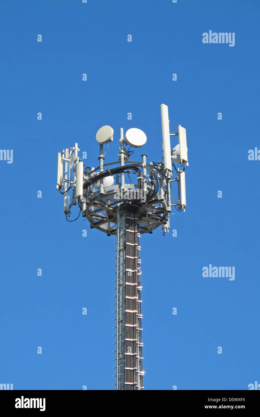 Antennas for the transmission of television signals and cellular mobile