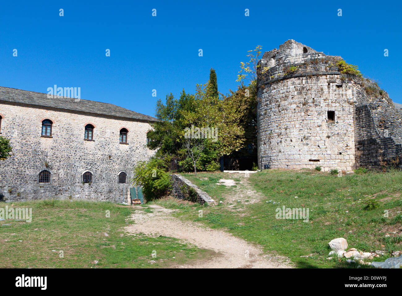 Its Kale castle at Ioannina city in Greece Stock Photo