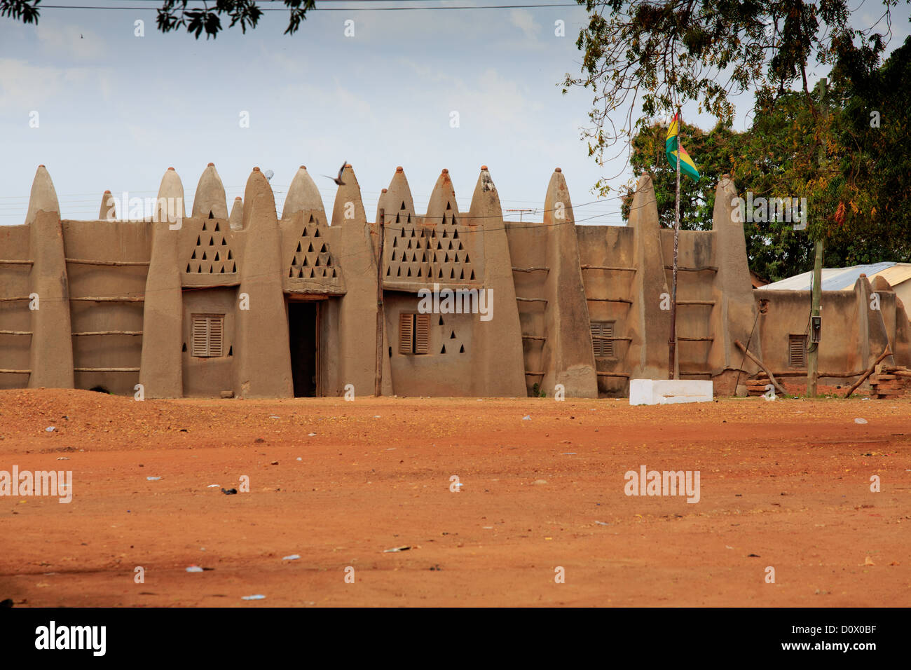 Palace of the Wa Na, in Wa, Ghana Stock Photo