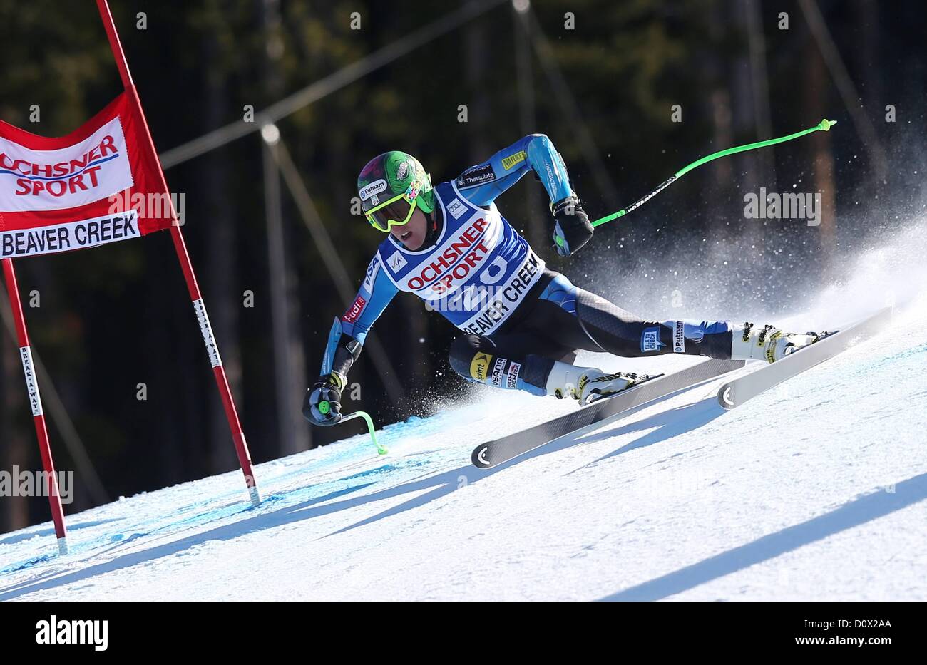 01 12 2012   Ski Alpine FIS WC  Super G men Beaver Creek Colorado USA  Picture shows Ted Ligety USA Stock Photo