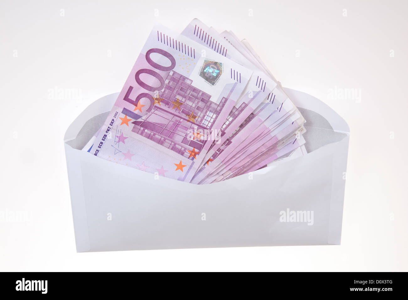 Berlin, Germany, 500-euro notes in an envelope Stock Photo - Alamy