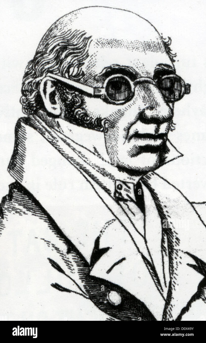DR ROBERT KNOX (c 1790 - 1862) Scottish surgeon implicated in the Burke & Hare Murders in Edinburgh Stock Photo