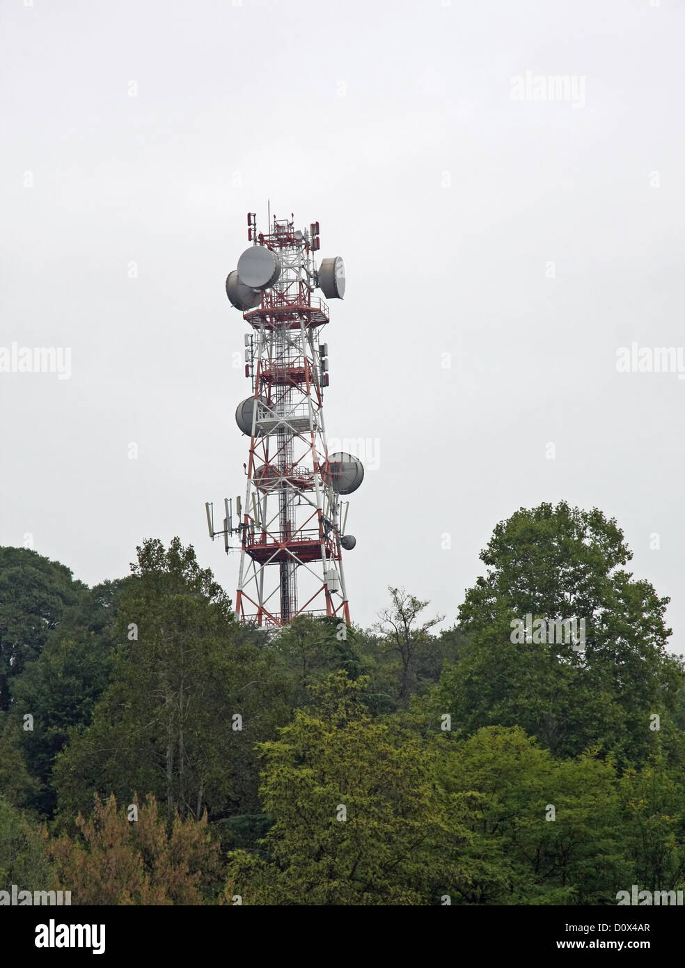 military radar for the transmission of encrypted signals towards the