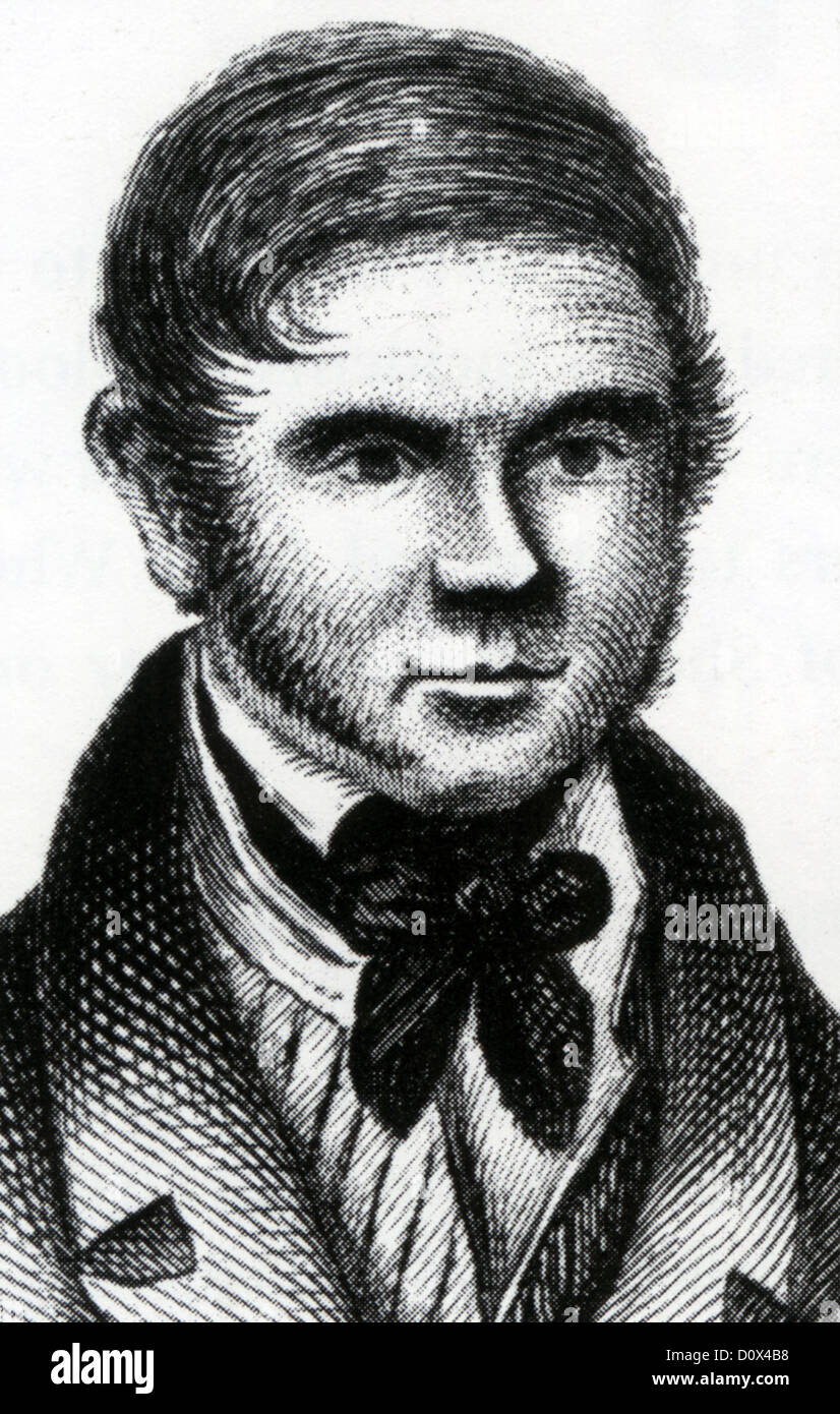 WILLIAM BURKE (1792-1829) Irish serial killer complicit with William Hare in the Burke & Hare Murders in Edinburgh Stock Photo