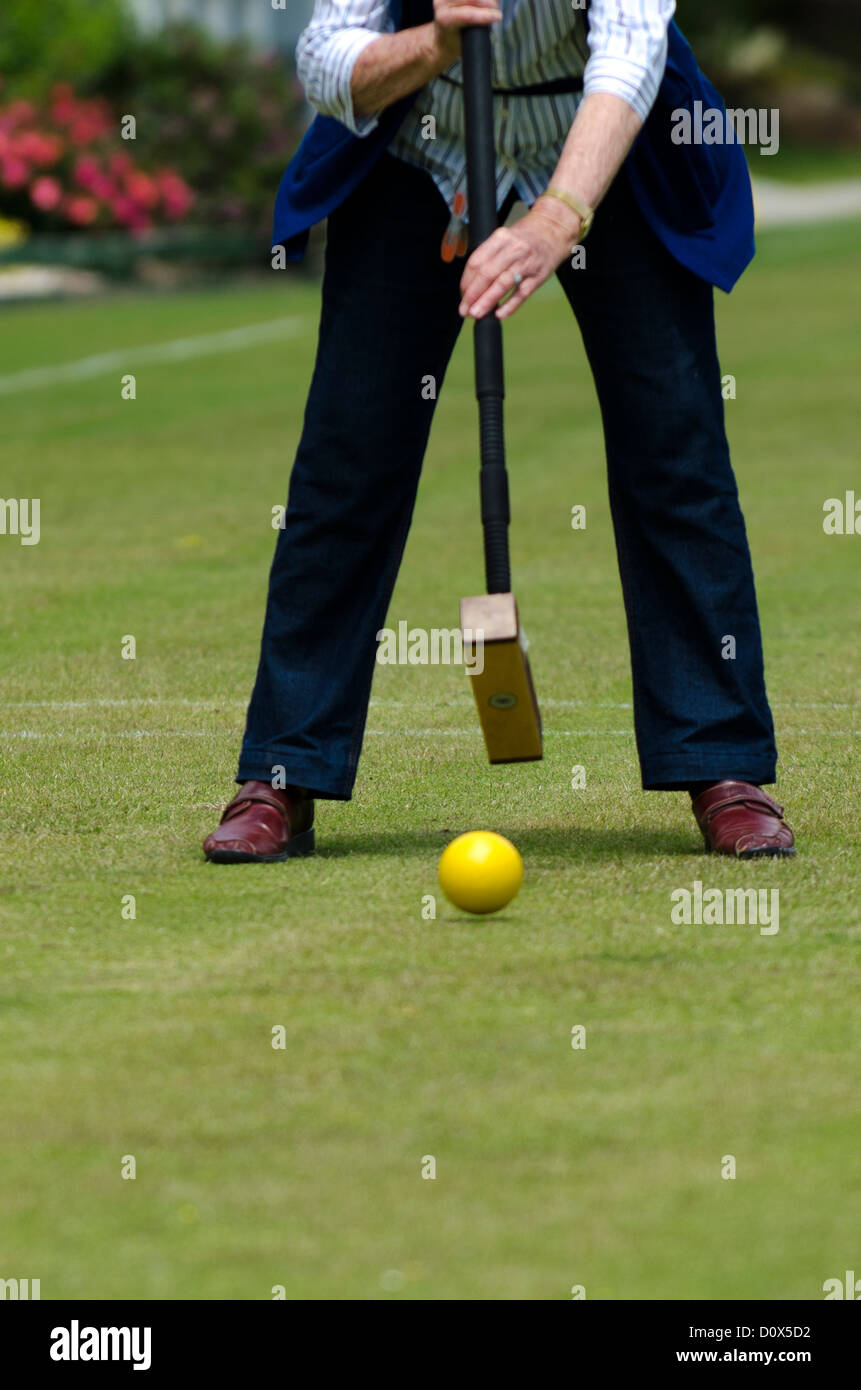 Croquet Player High Resolution Stock Photography and Images Alamy