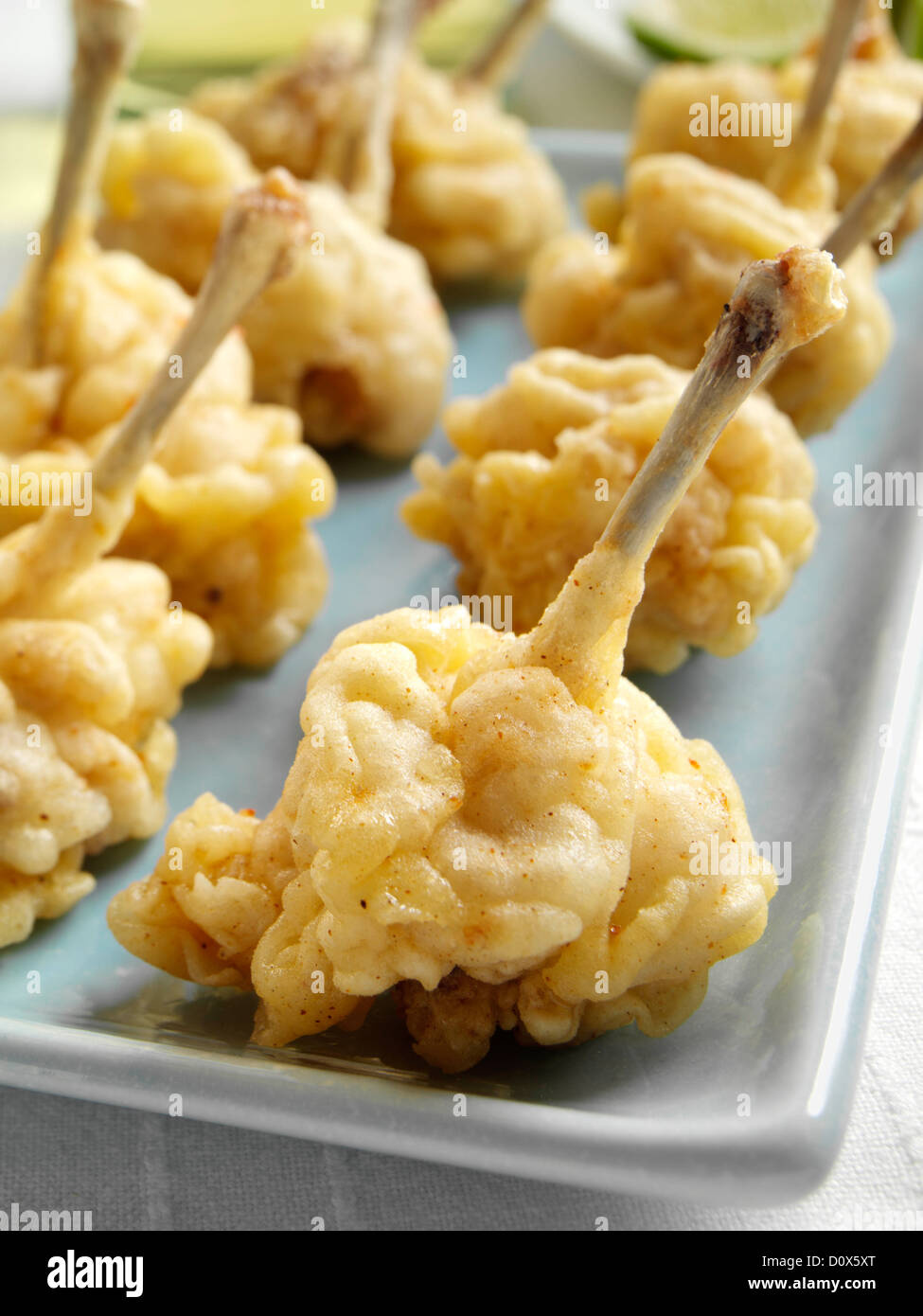 Angel wings chicken tempura canapes hires stock photography and images
