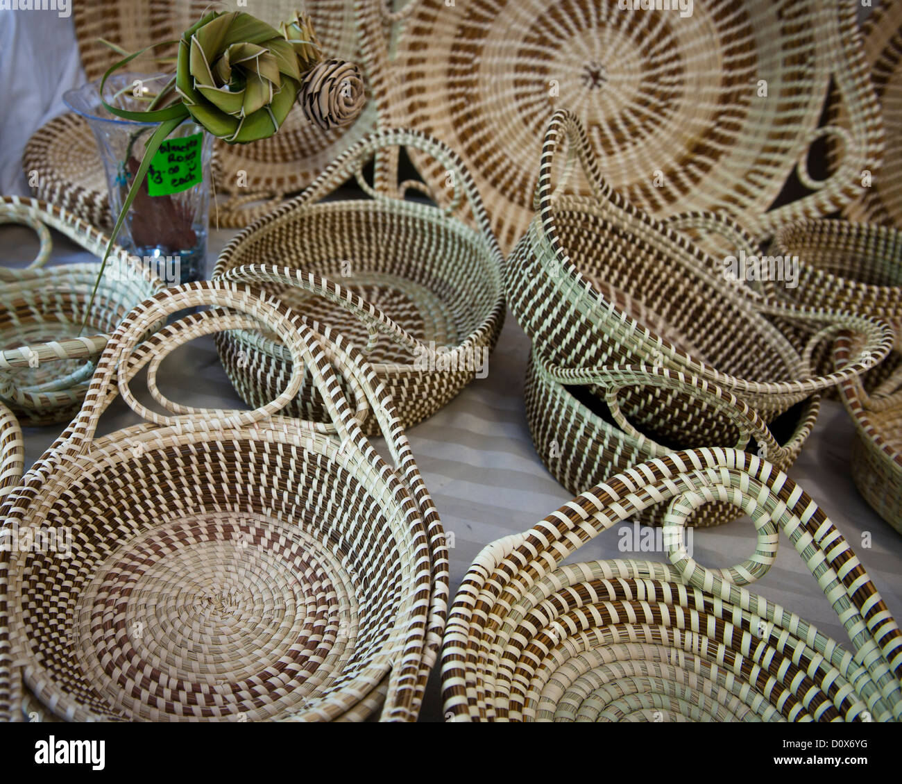 Hand woven baskets hires stock photography and images Alamy