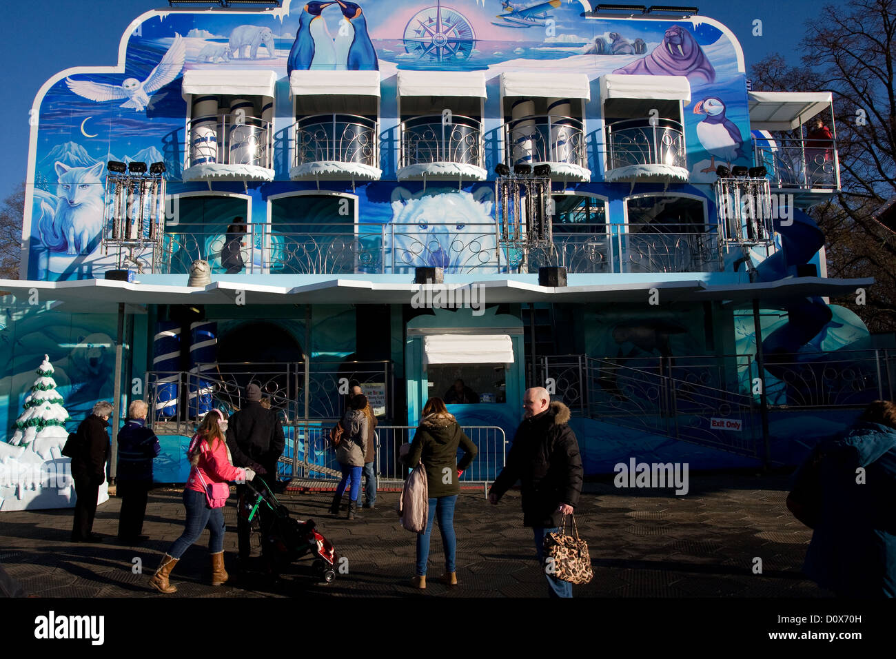 Winter Wonderland Christmas fair Hyde Park London England UK Europe