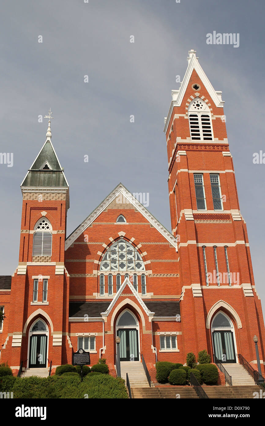 First Baptist Church of Christ, Macon, Georgia Stock Photo