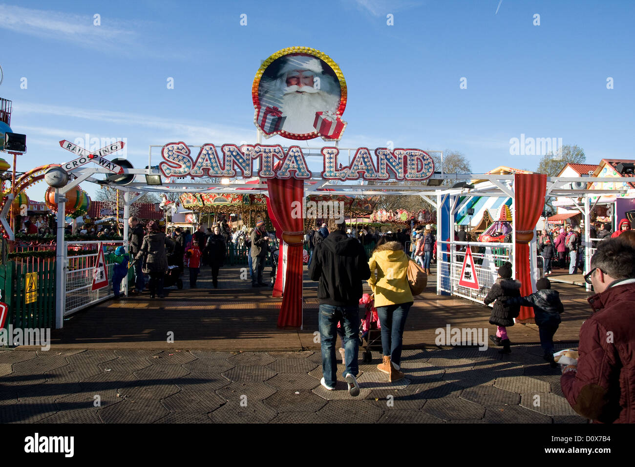 Winter Wonderland Christmas fair Hyde Park London England UK Europe