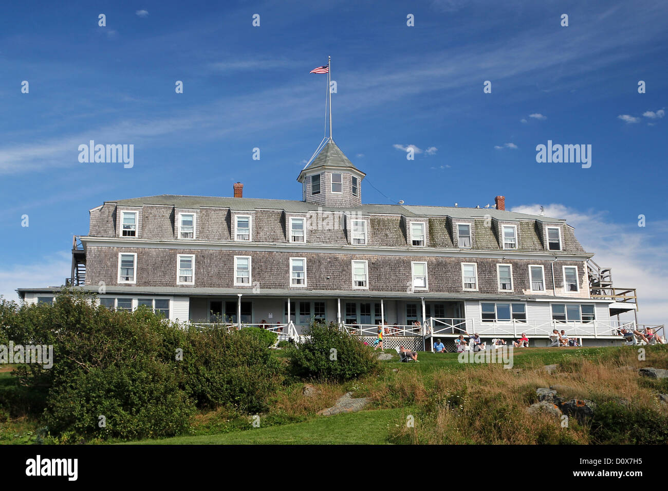 Island Inn, Monhegan Island, Maine Stock Photo Alamy