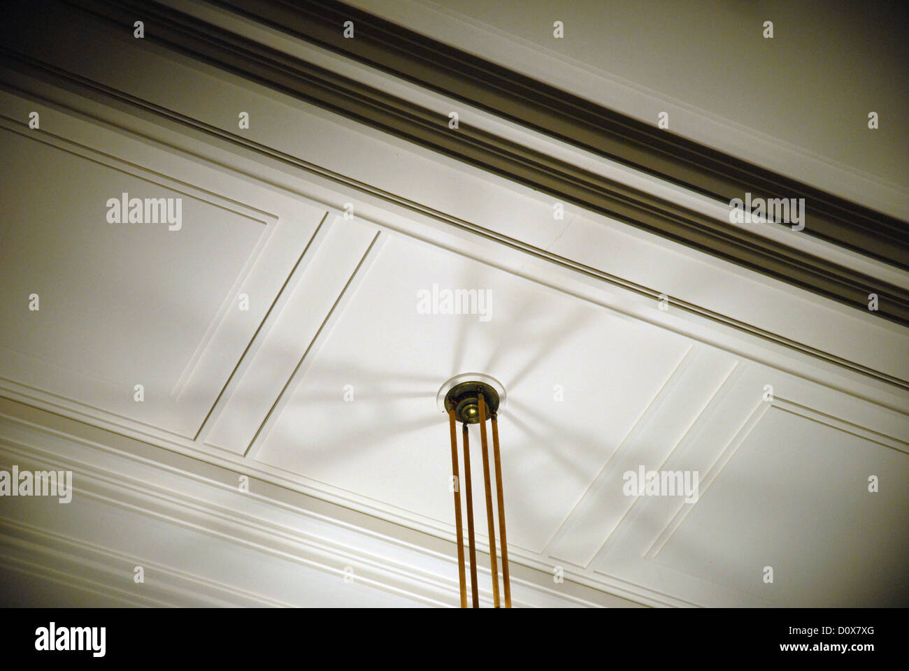 Light fittings in Old Parliament, Canberra, ACT, Australia Stock Photo