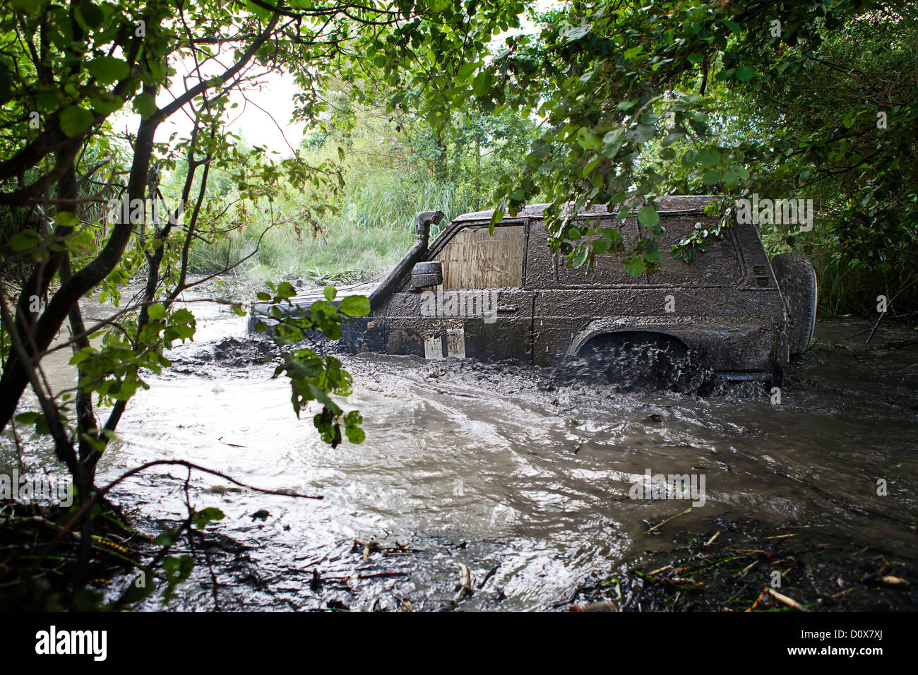 off road driving Stock Photo