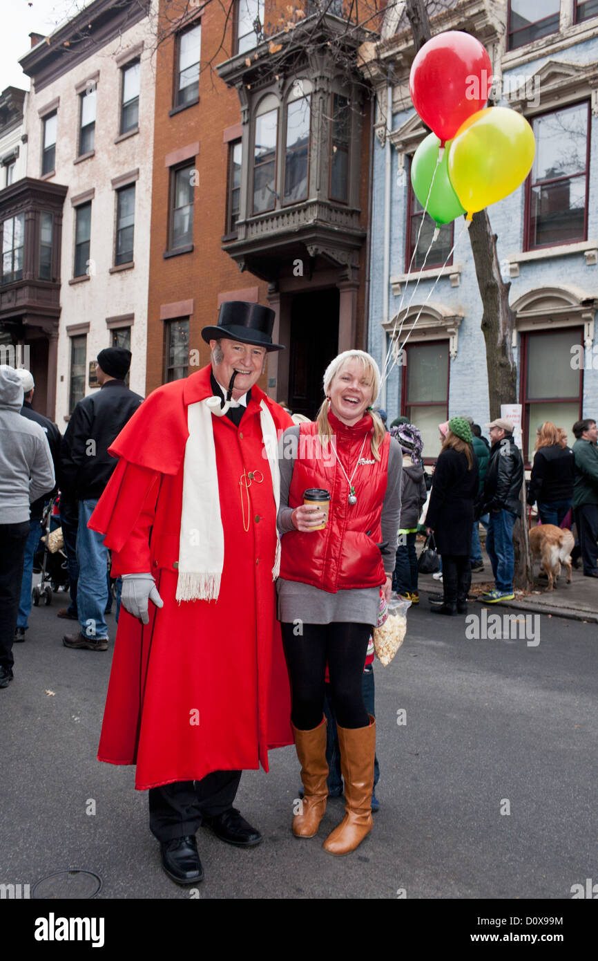 Annual Victorian Stroll, Troy, New York State Stock Photo