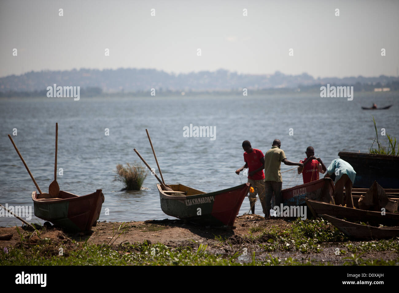 Lake Victoria Fishing Village Scene Bussi Island Uganda East Africa Stock Photo Alamy Lake Victoria Fishing Village Scene Bussi Island Uganda East Africa Stock Photo Alamy