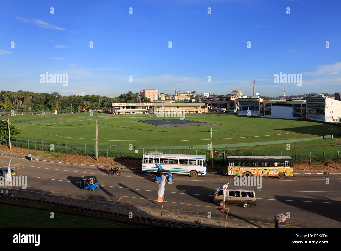 Galle cricket oval. Stock Photo