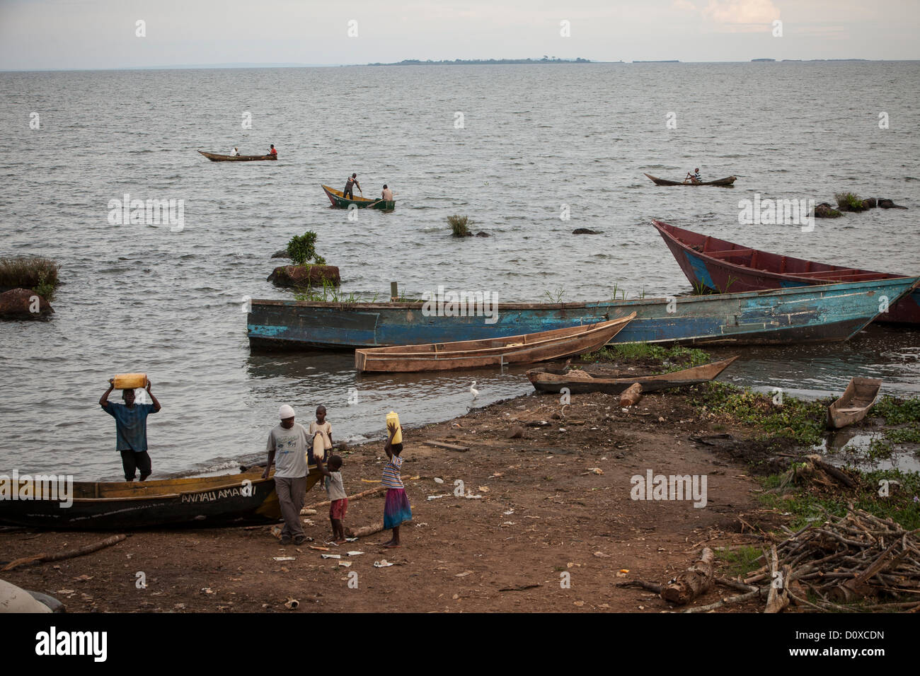 Lake Victoria Fishing Village Scene Bussi Island Uganda East Africa Stock Photo Alamy Lake Victoria Fishing Village Scene Bussi Island Uganda East Africa Stock Photo Alamy