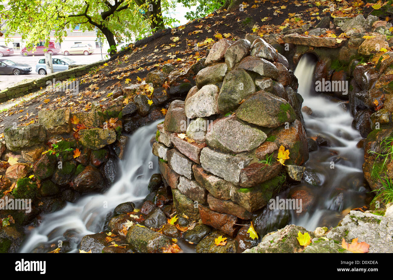 Water and stone. Stock Photo