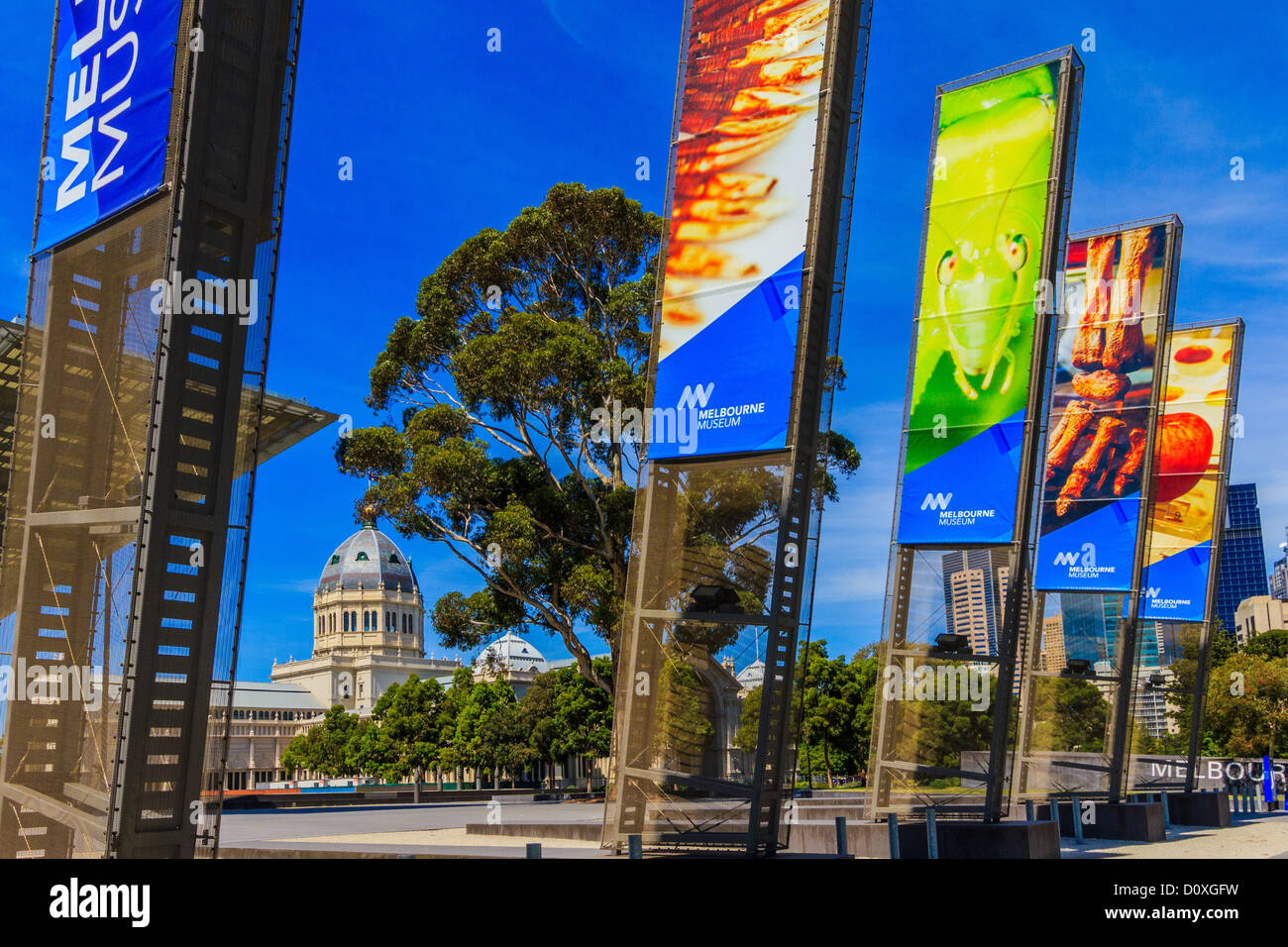 Australia, Carlton Gardens, Museum, Victoria, displays, Melbourne Stock Photo