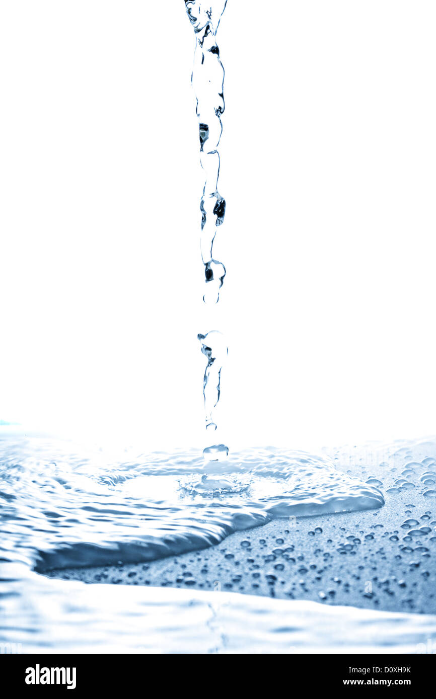 Water spurt Stock Photo