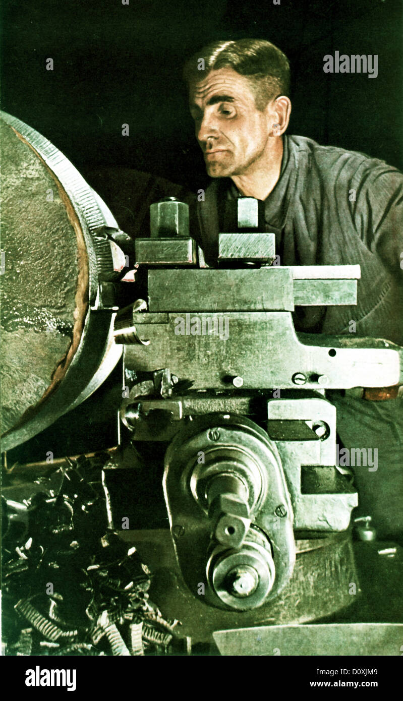 German, Metal, Worker, war, 1941, weapon, production, industry, Germany