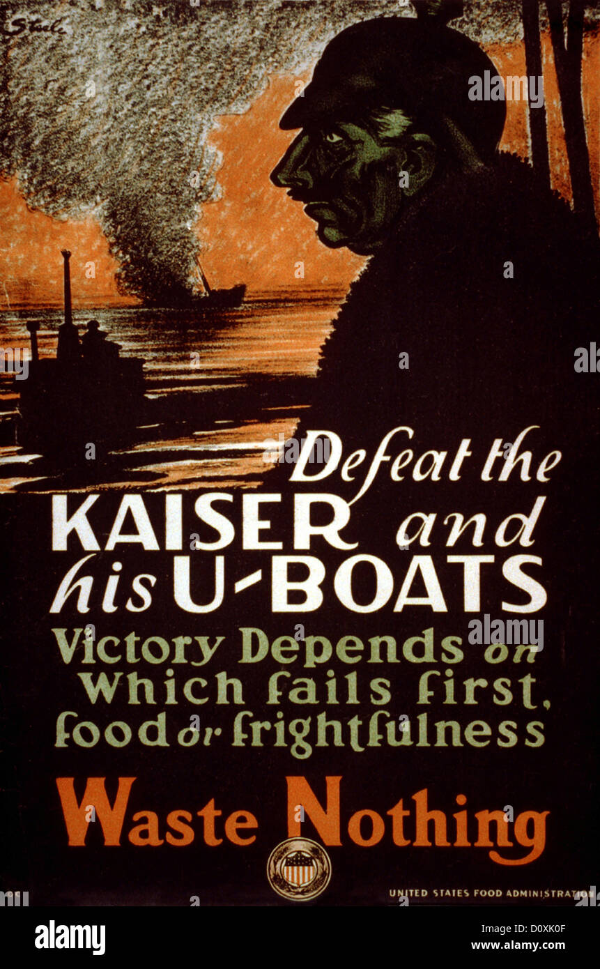World War I American Propaganda Poster Food Administration