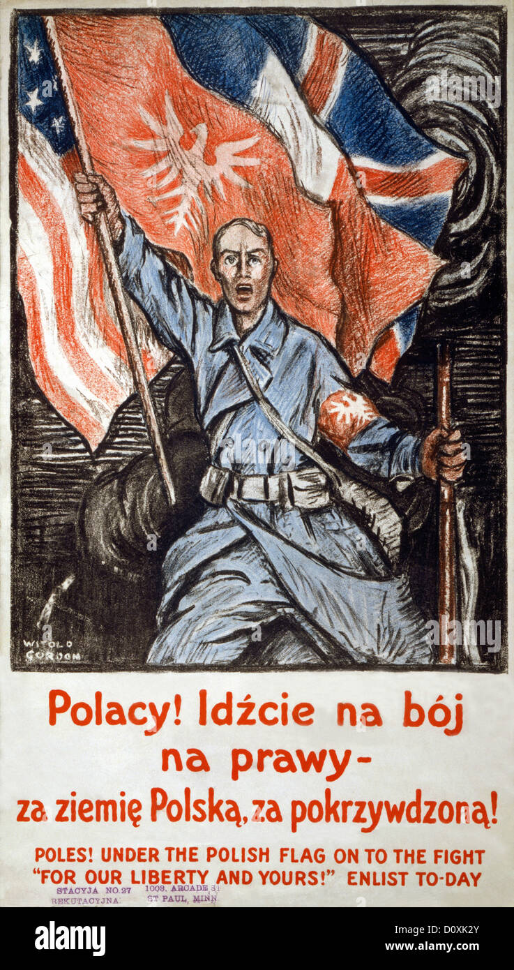 Kosciuszko And Pulaski Fought For The Liberty Of Poland And Ot WWI Poster Poles