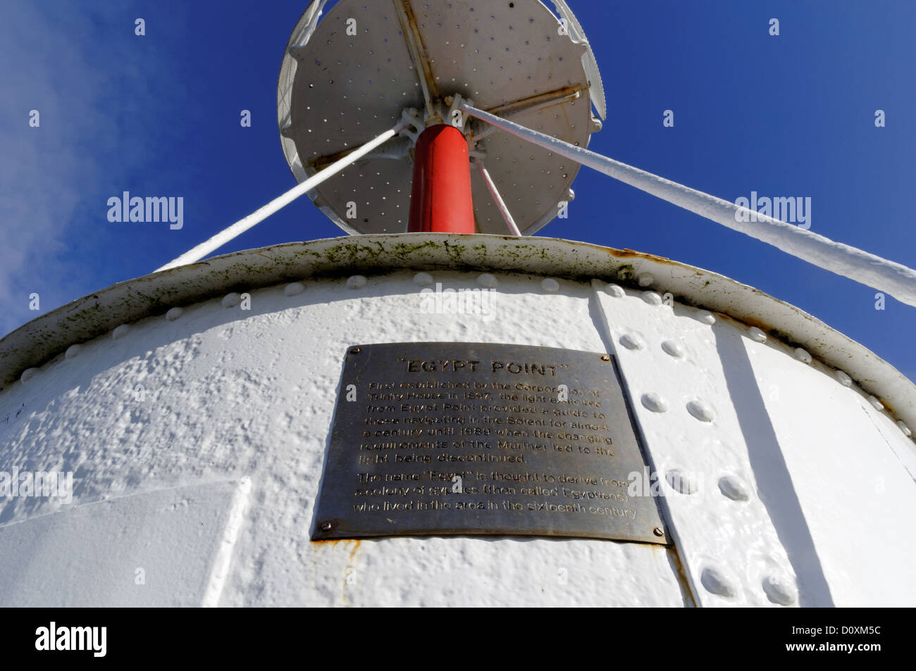 Lighthouse, Egypt Point, Cowes, Isle of Wight, England, UK, GB. Stock Photo