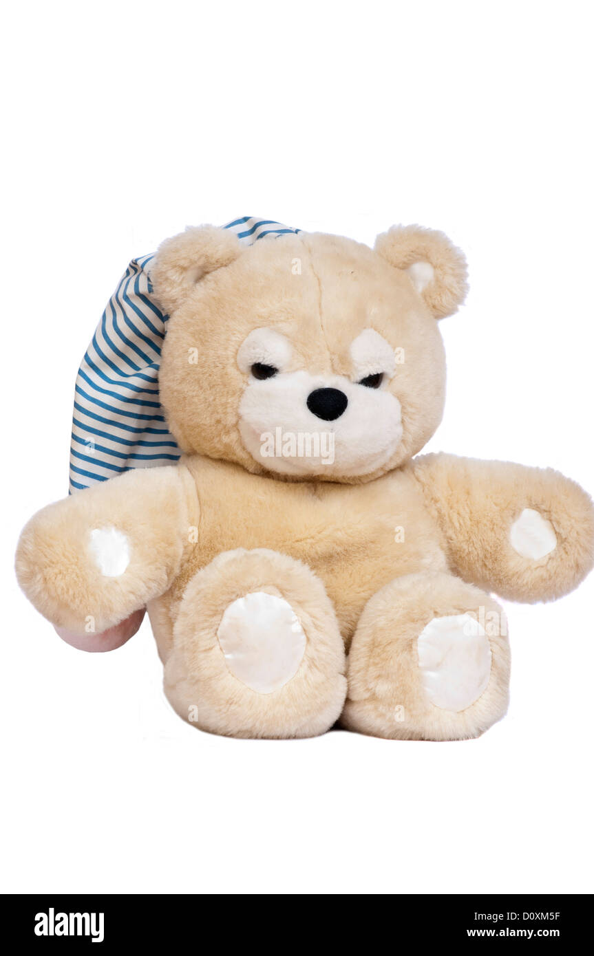 Childs Teddy Bear Childrens Cuddly Soft Toy Stock Photo