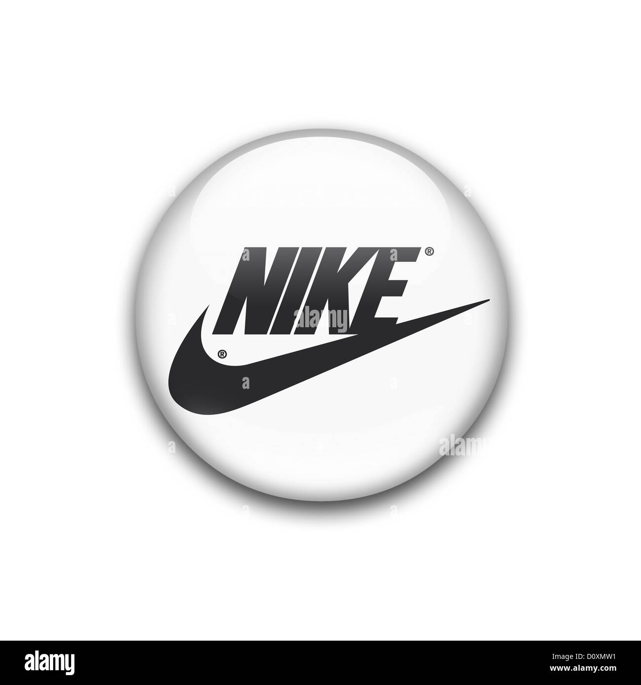 Nike logo Cut Out Stock & - Alamy