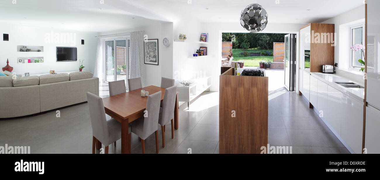 Open plan living Stock Photo