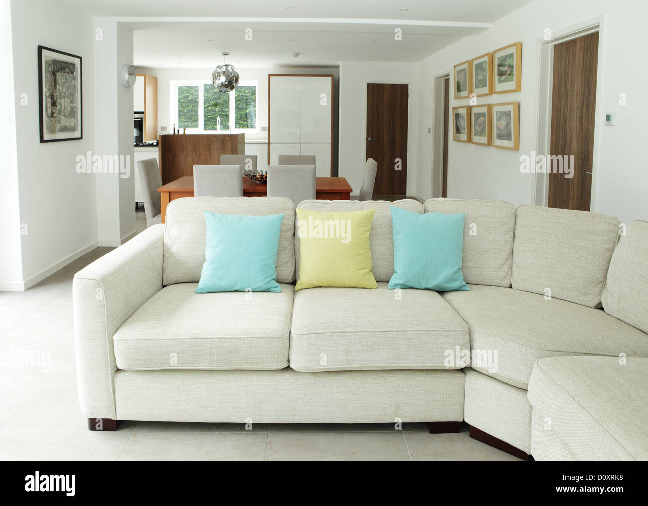 Sofa in living area Stock Photo