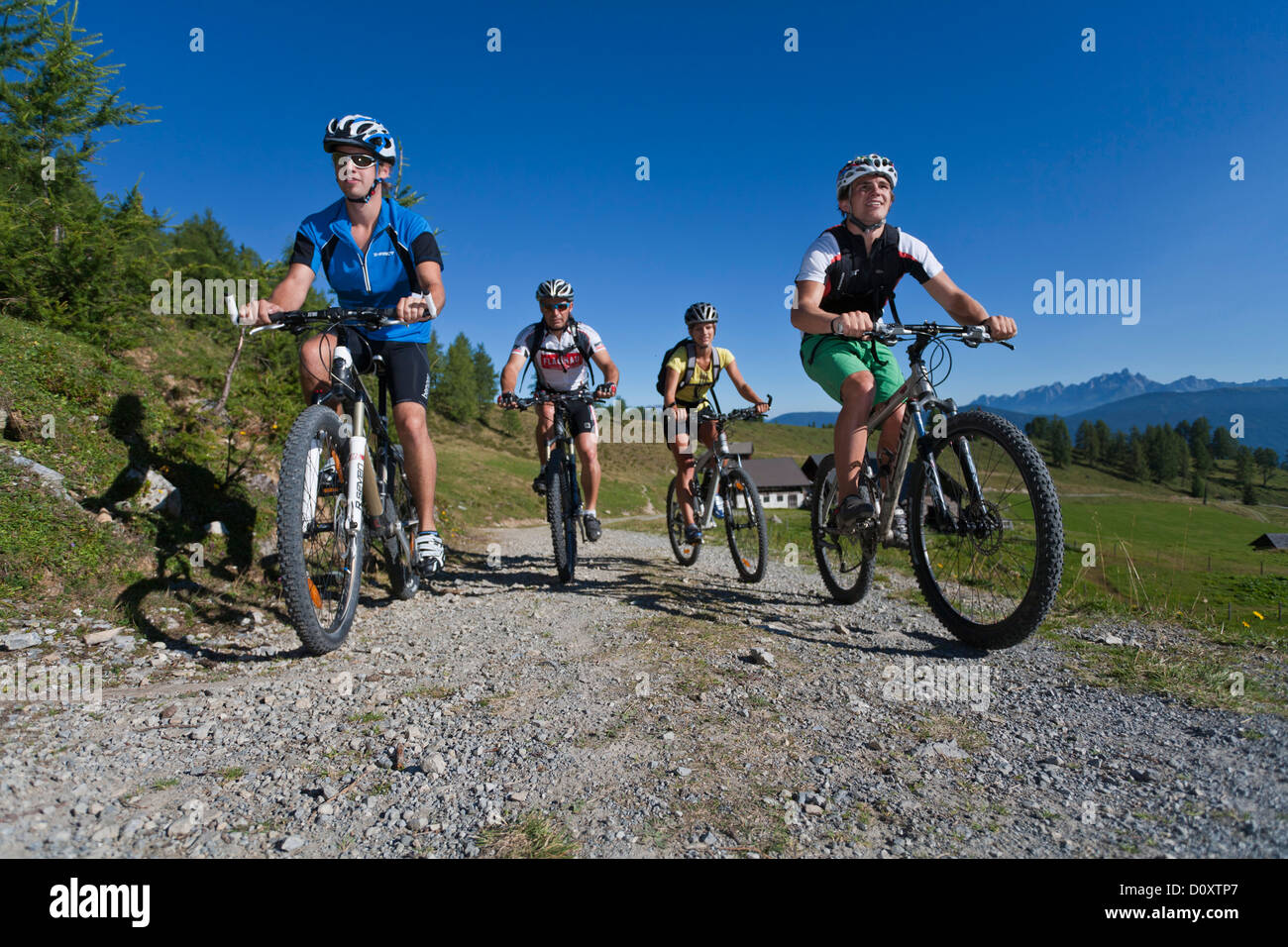 mountain bike group